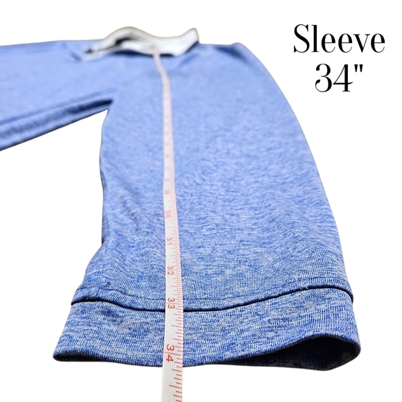 Mens Greg Norman Blue 1/4 Zip Pullover Golf Shirt XL PlayDry Shark Logo Athletic - Picture 12 of 12